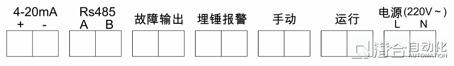 重錘式料位計接線方式